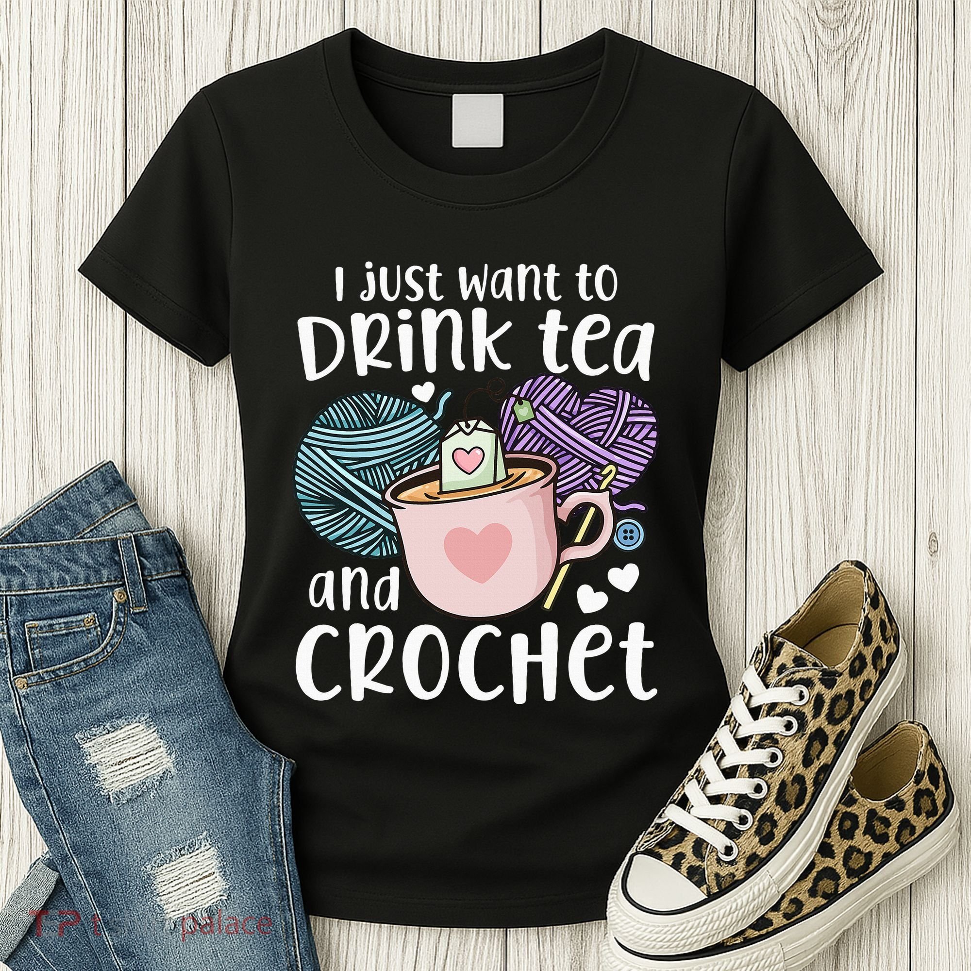 Crocheting Crochet Women's T-Shirt