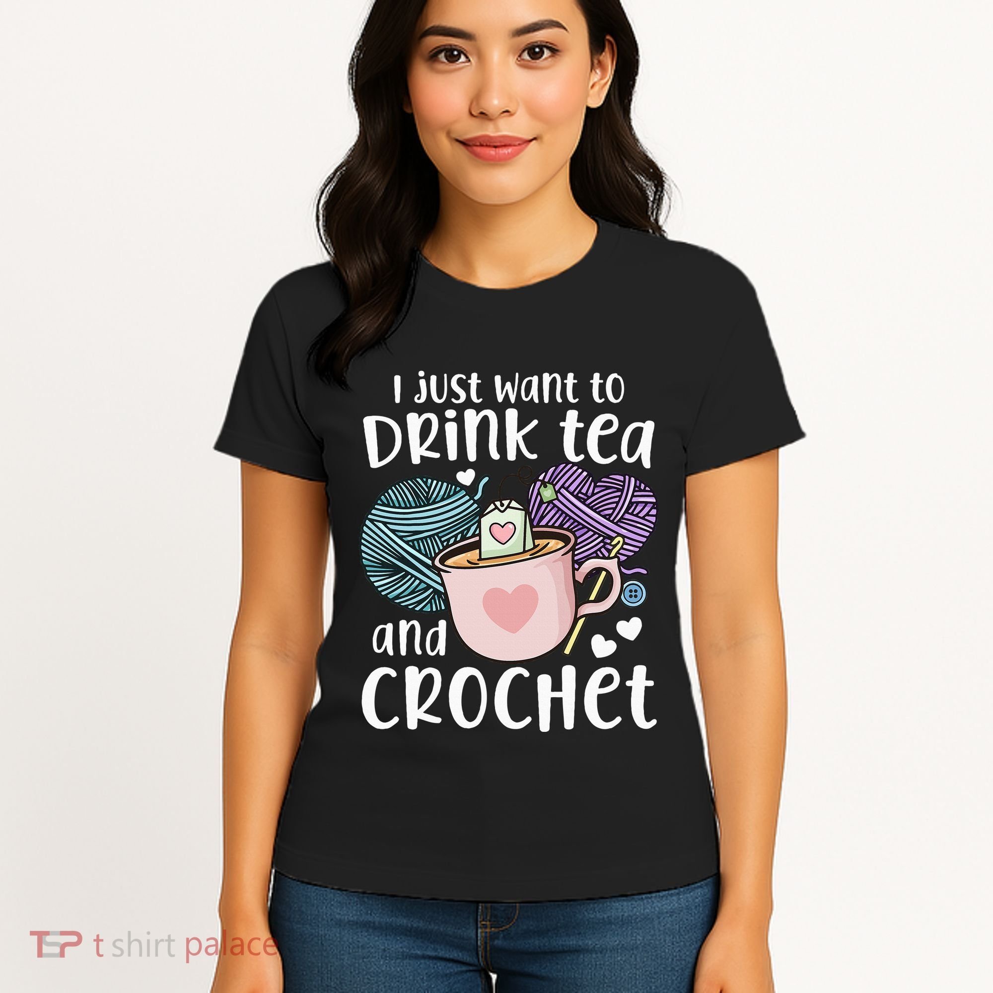 Crocheting Crochet Women's T-Shirt