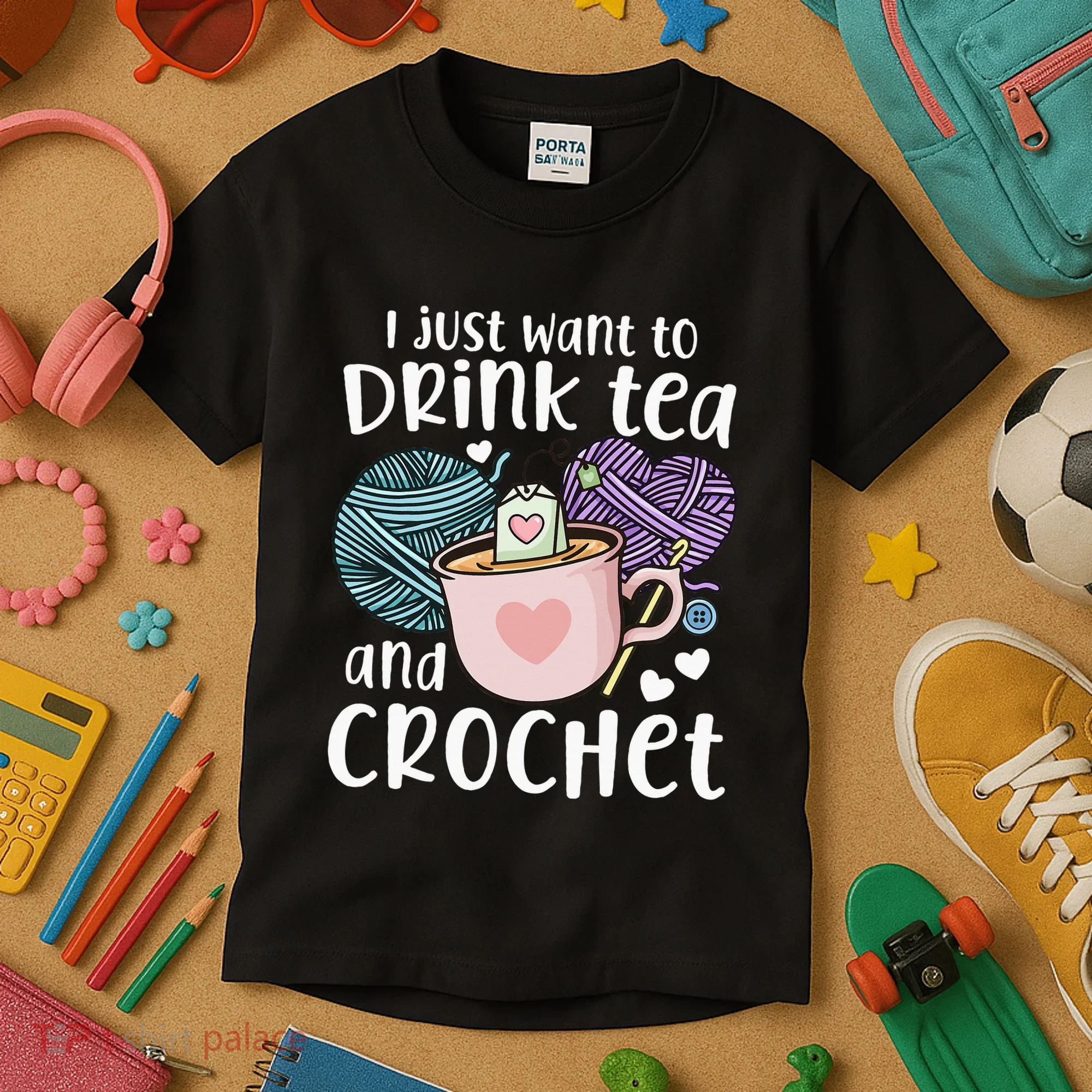 Crocheting Crochet Kids T-Shirt