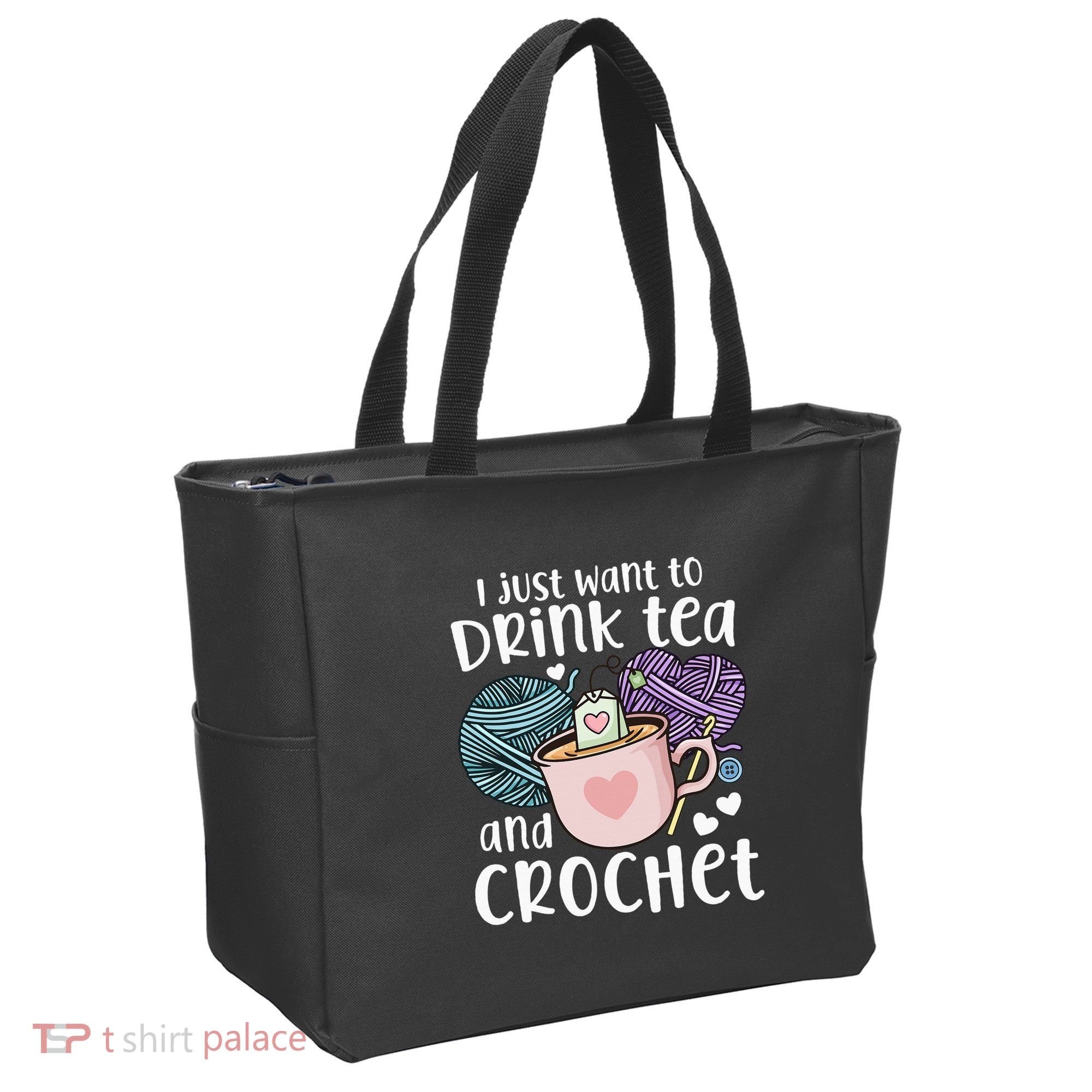 Crocheting Crochet Tote Bag