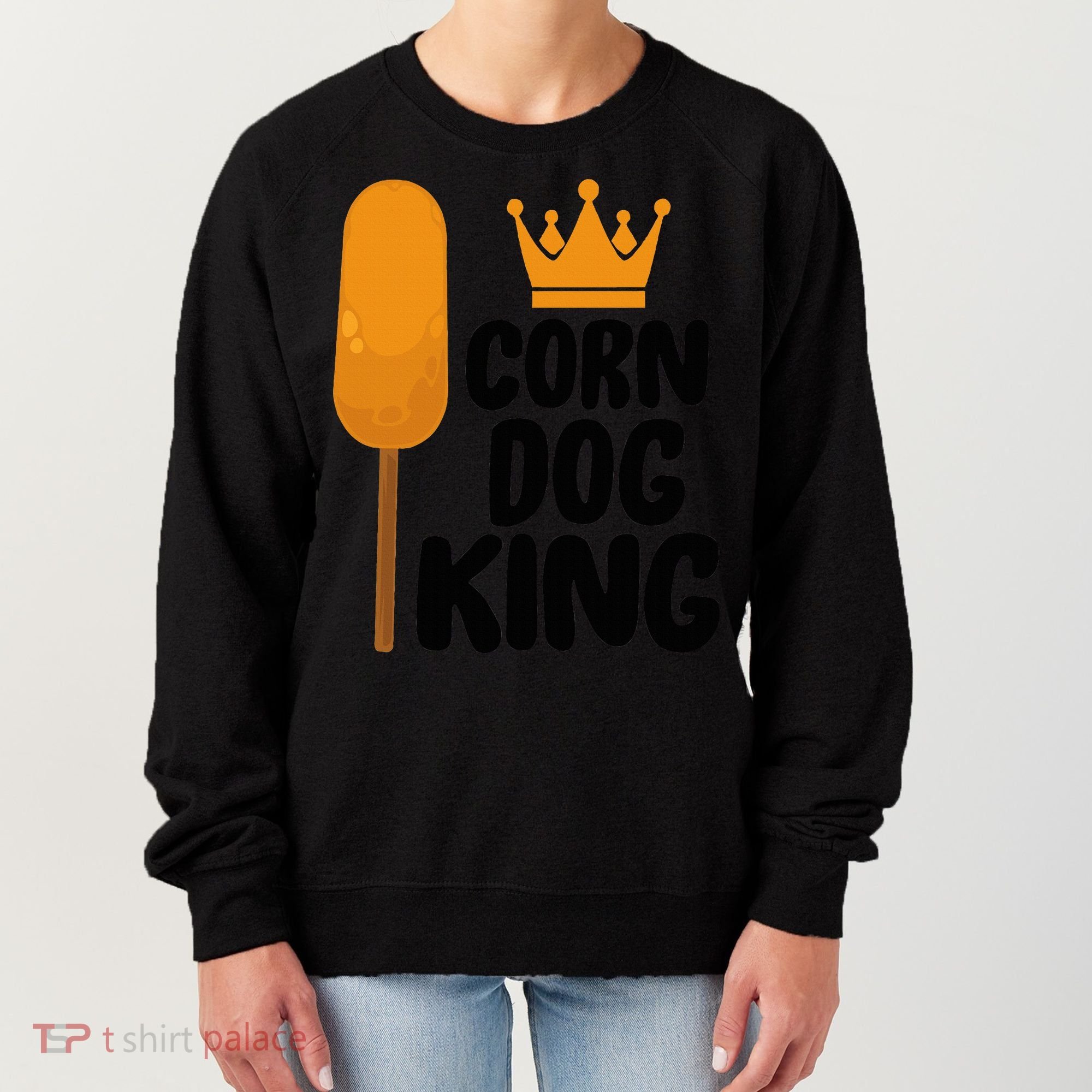 Corndog Costume  Corn Dog King  Women's Sweatshirt