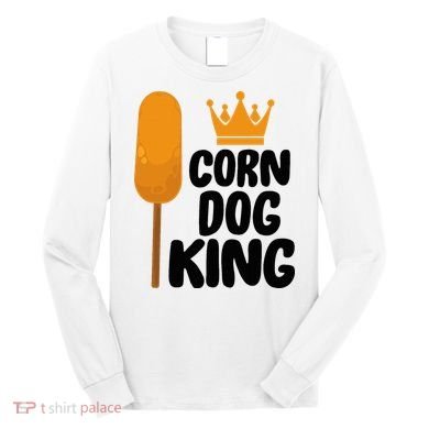Corndog Costume  Corn Dog King  Long Sleeve Shirt