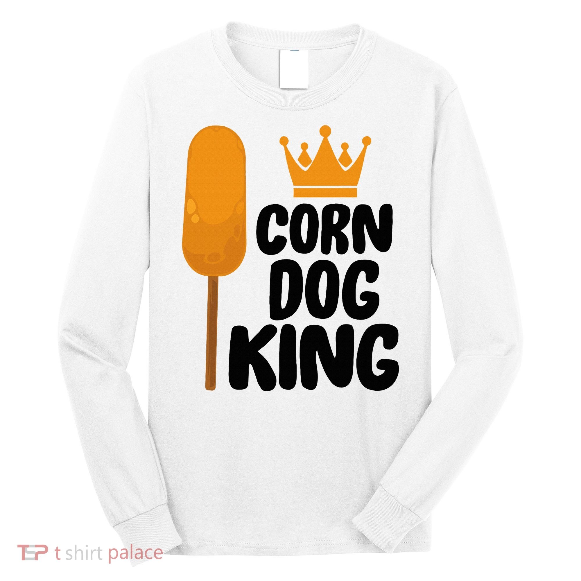 Corndog Costume  Corn Dog King  Long Sleeve Shirt