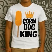 Corndog Costume  Corn Dog King  T-Shirt thumb 3