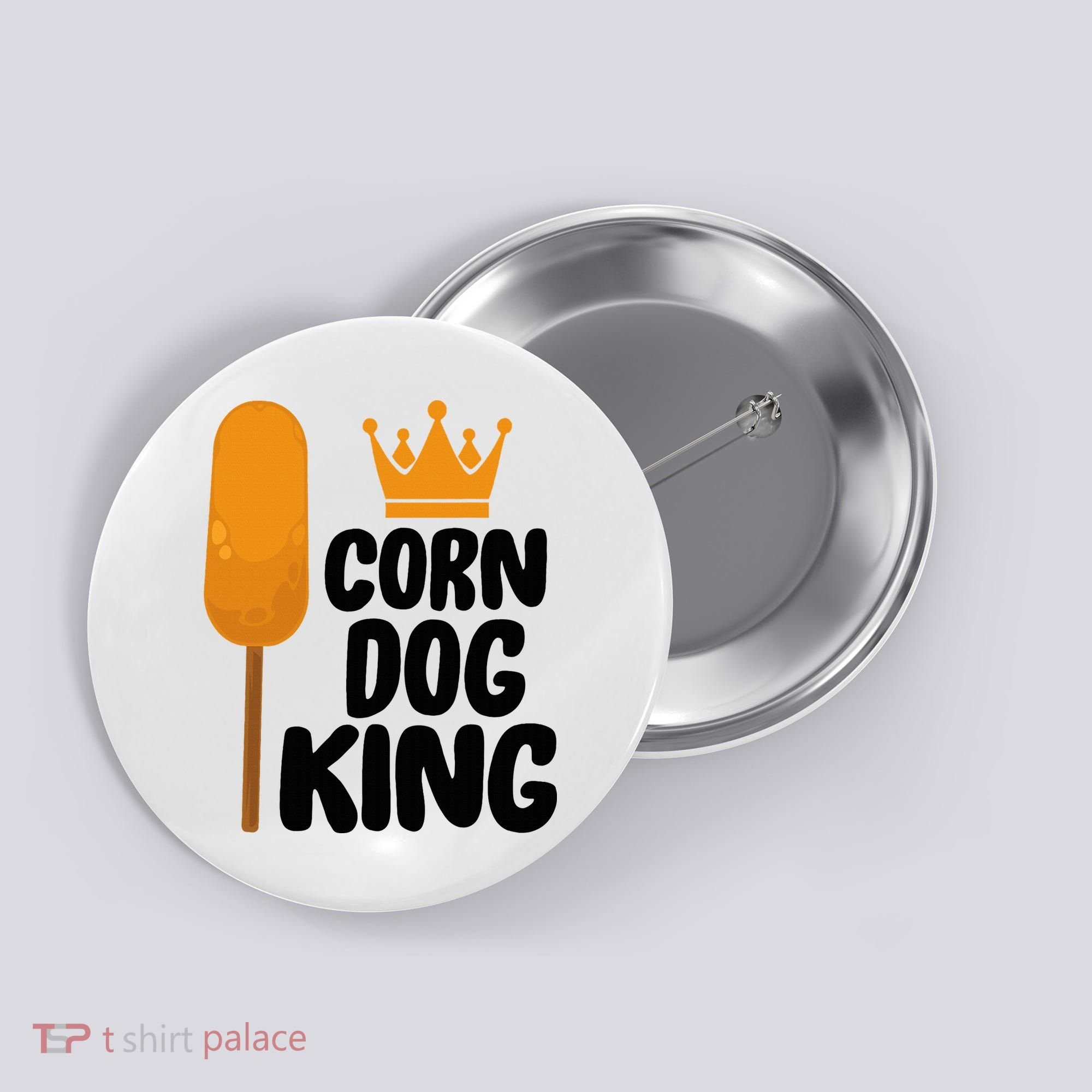 Corndog Costume  Corn Dog King  Button