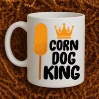Corndog Costume  Corn Dog King  Coffee Mug thumb 2