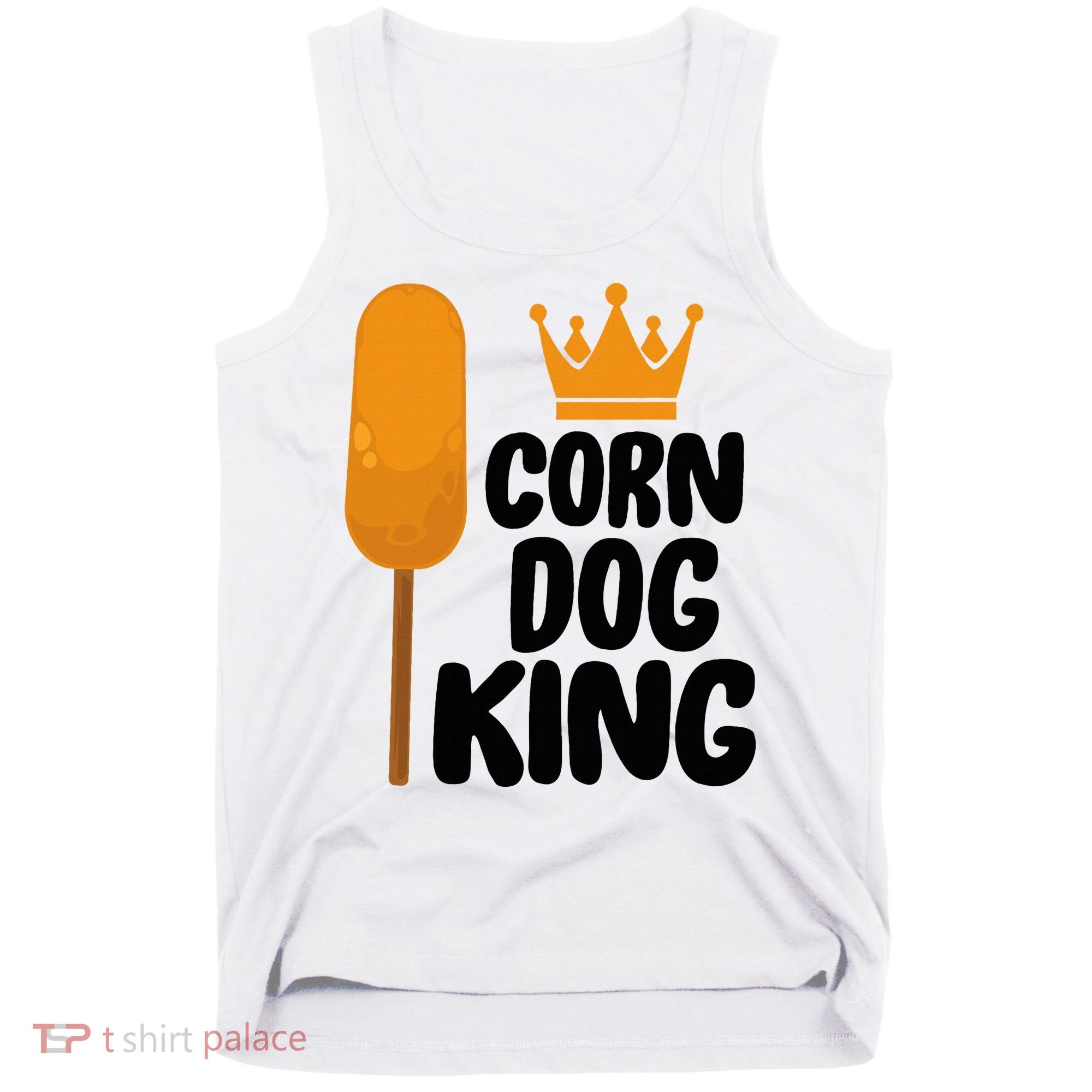 Corndog Costume  Corn Dog King  Tank Top