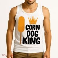 Corndog Costume  Corn Dog King  Tank Top thumb 3