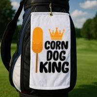 Corndog Costume  Corn Dog King  Golf Towel thumb 2