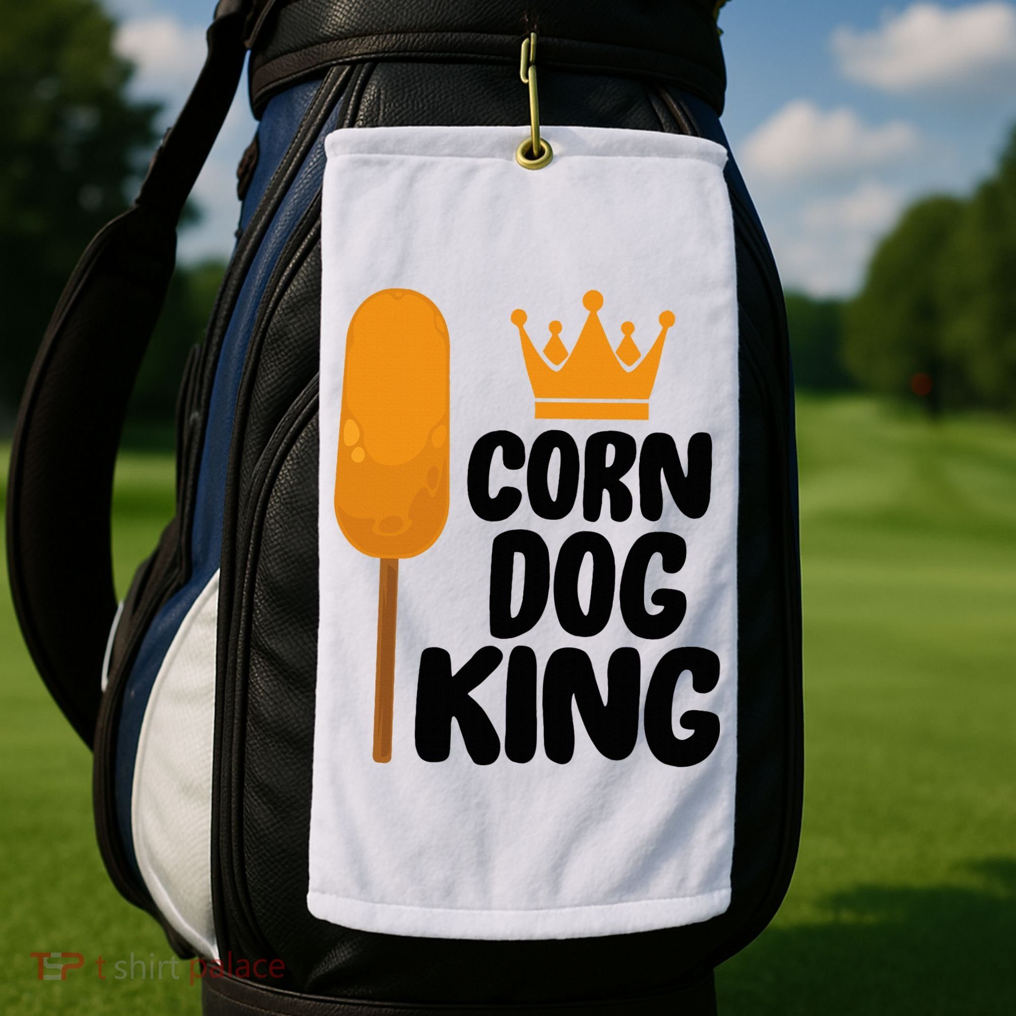 Corndog Costume  Corn Dog King  Golf Towel