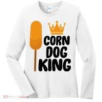 Corndog Costume  Corn Dog King  Women's Long Sleeve Shirt thumb 0