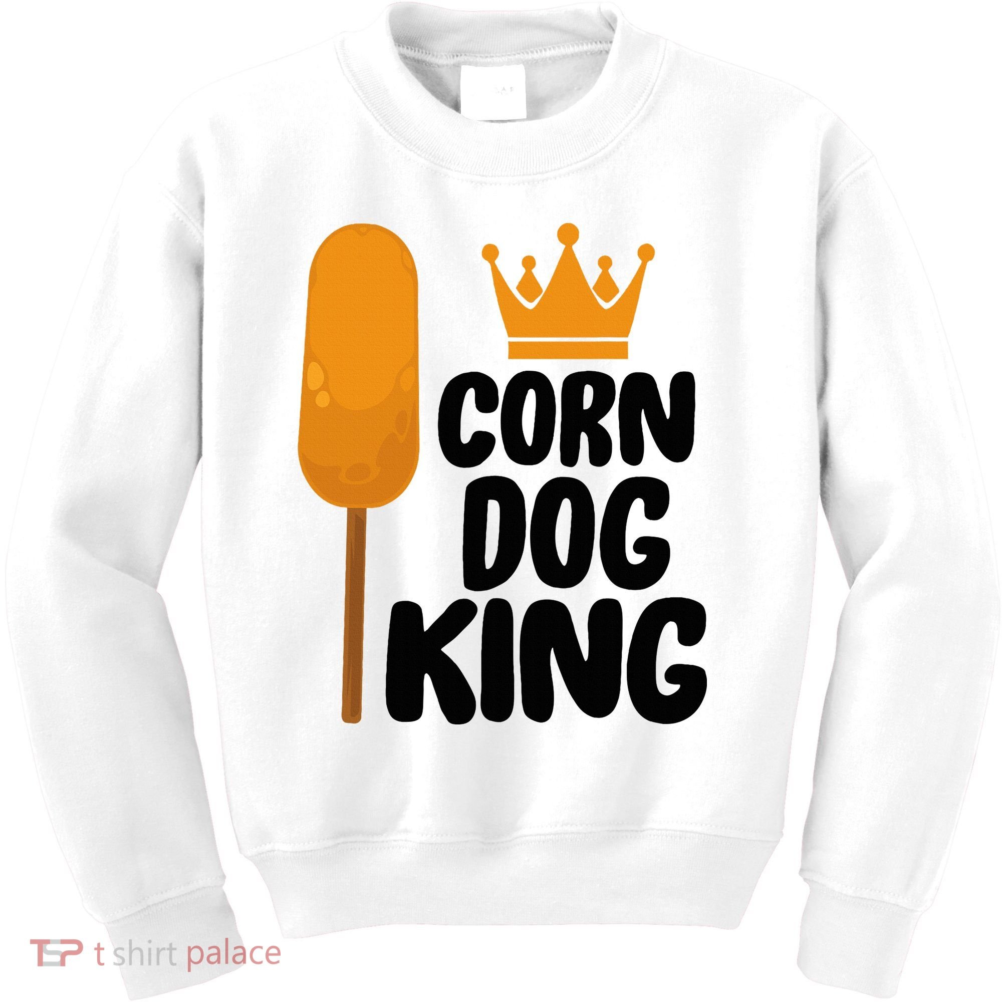 Corndog Costume  Corn Dog King  Kids Sweatshirt