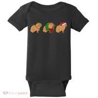 Christmas Capybara Classic Baby Bodysuit thumb 0