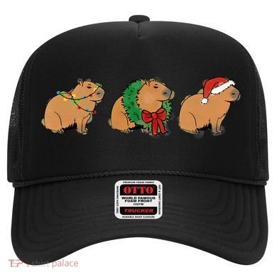 Christmas Capybara Classic Hat