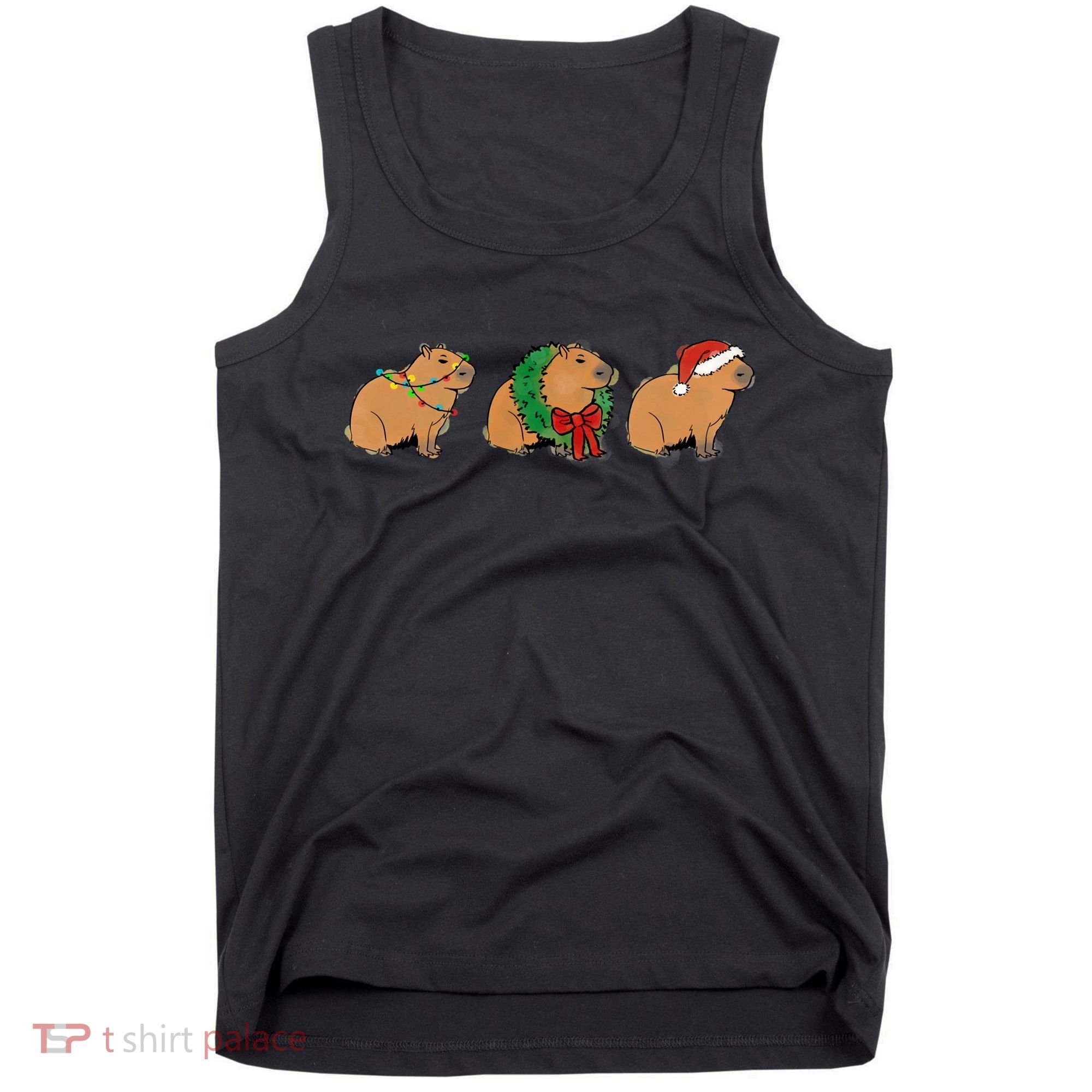 Christmas Capybara Classic Tank Top