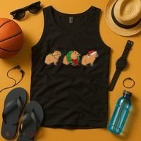 Christmas Capybara Classic Tank Top thumb 4