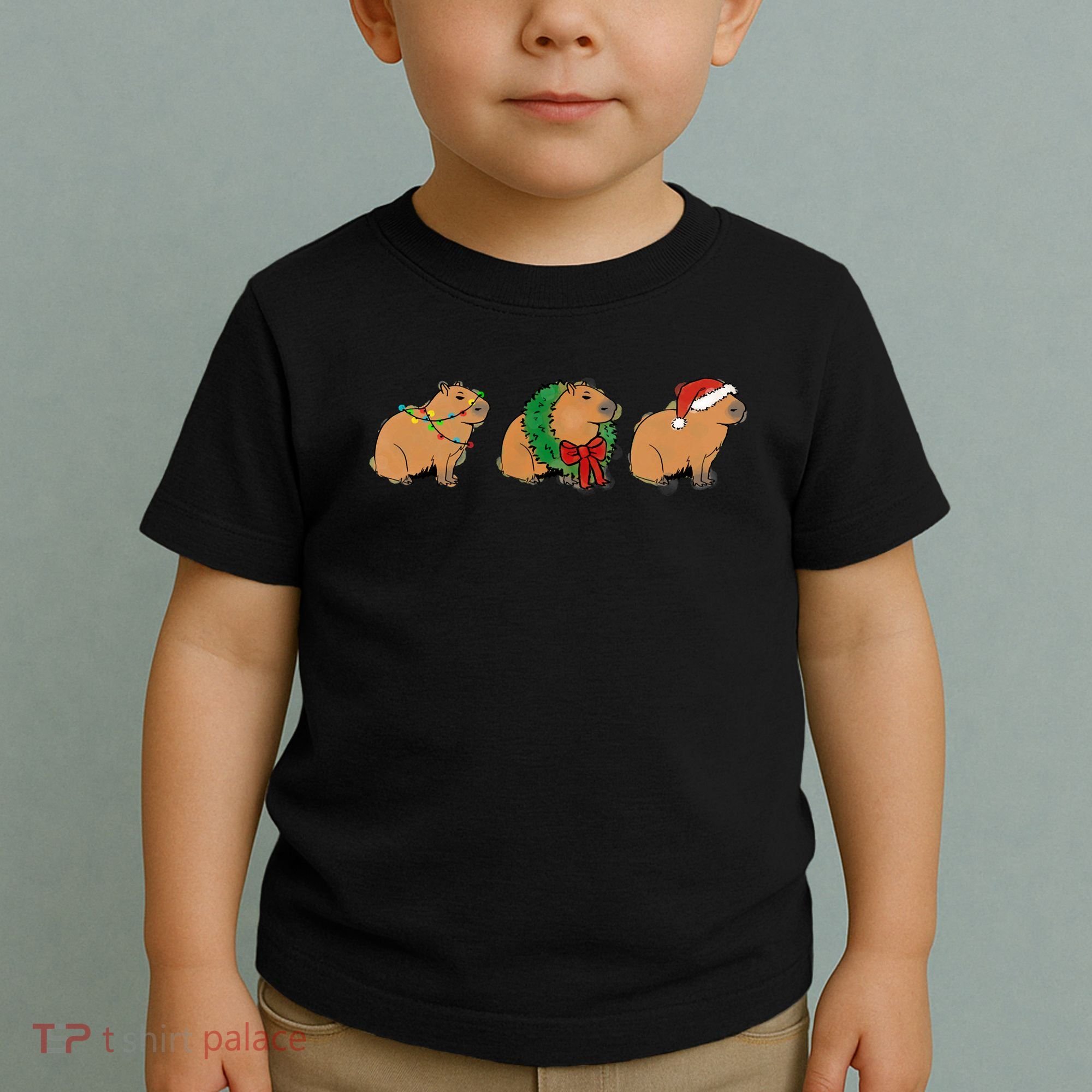 Christmas Capybara Classic Toddler T-Shirt