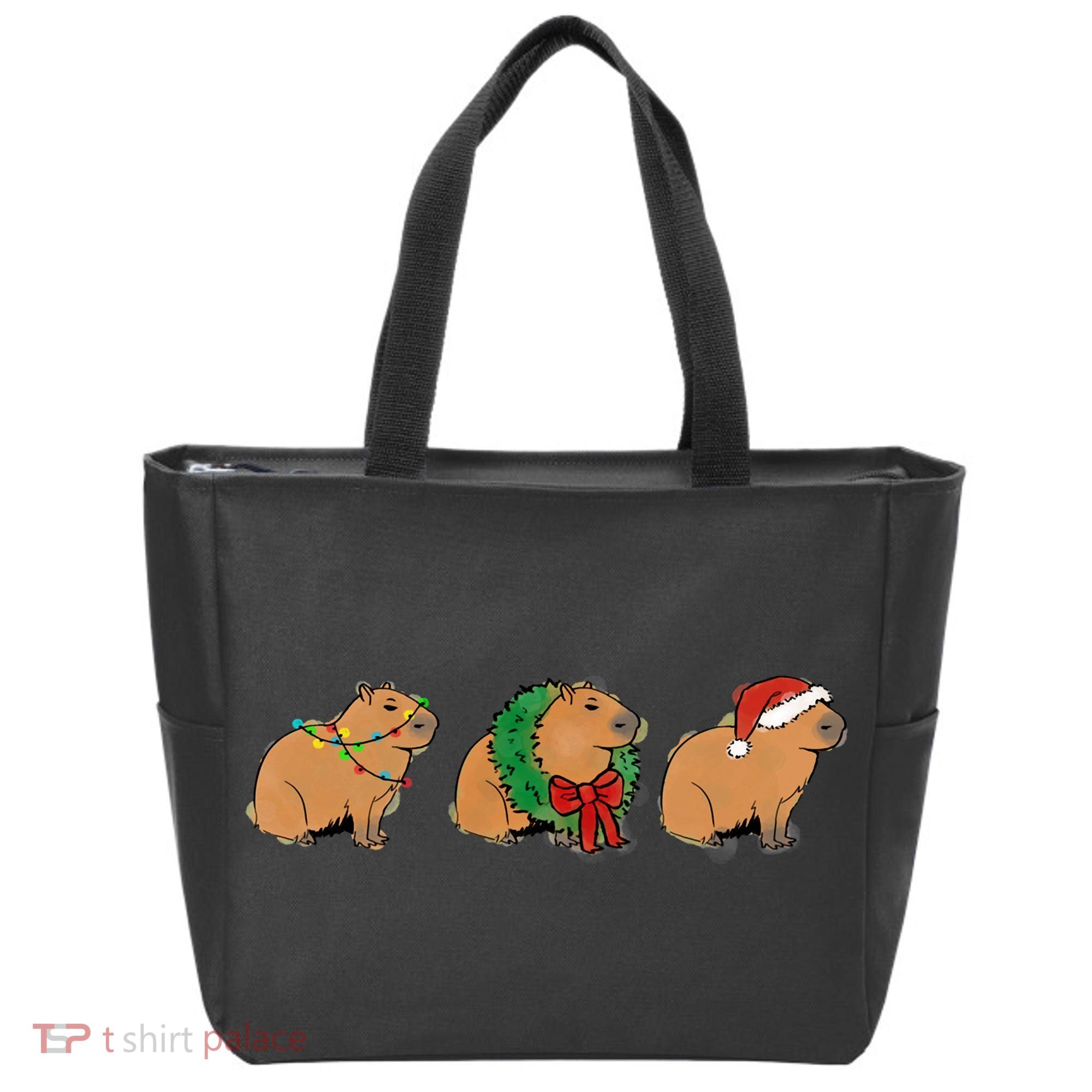Christmas Capybara Classic Tote Bag
