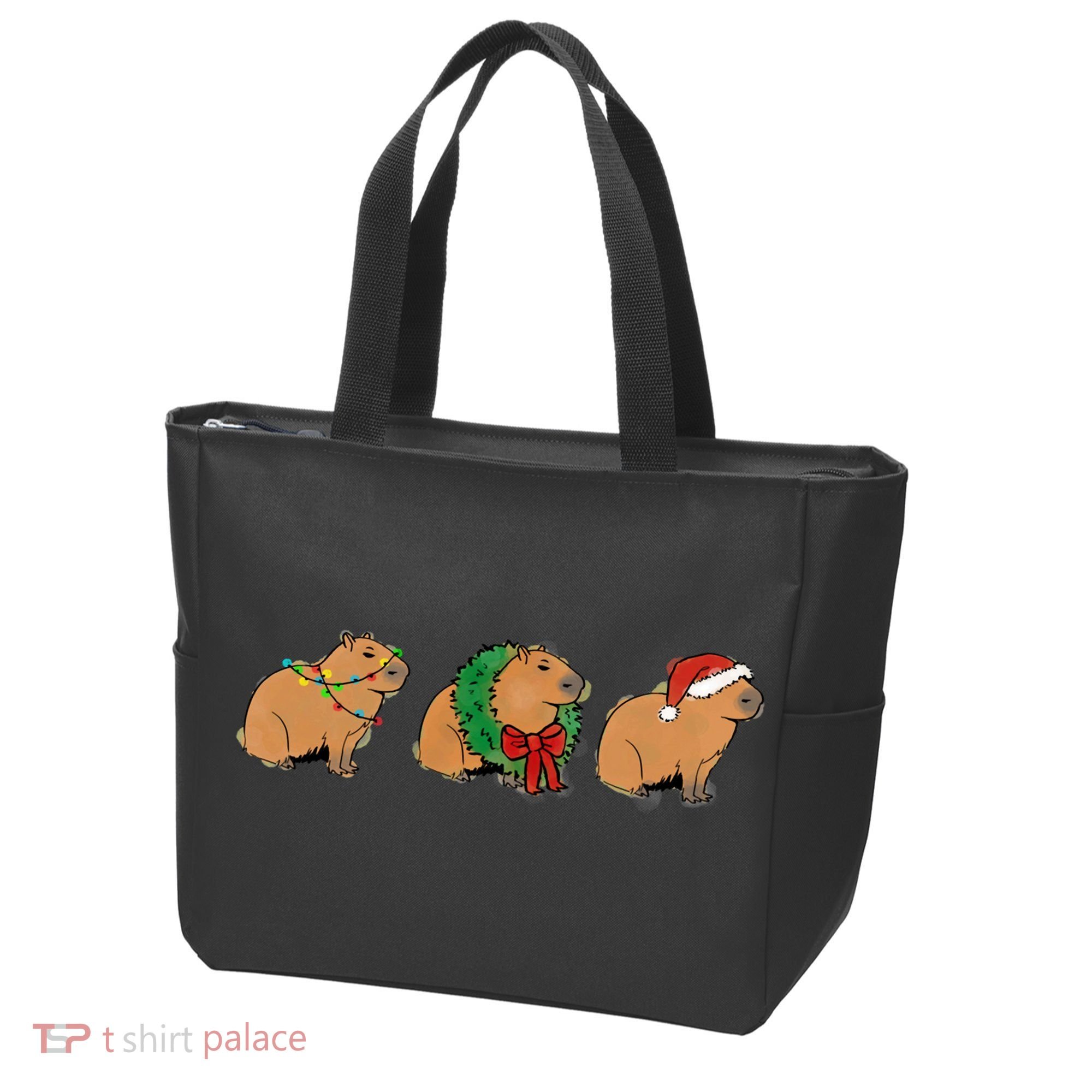 Christmas Capybara Classic Tote Bag