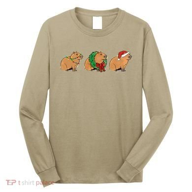 Christmas Capybara Classic Long Sleeve Shirt