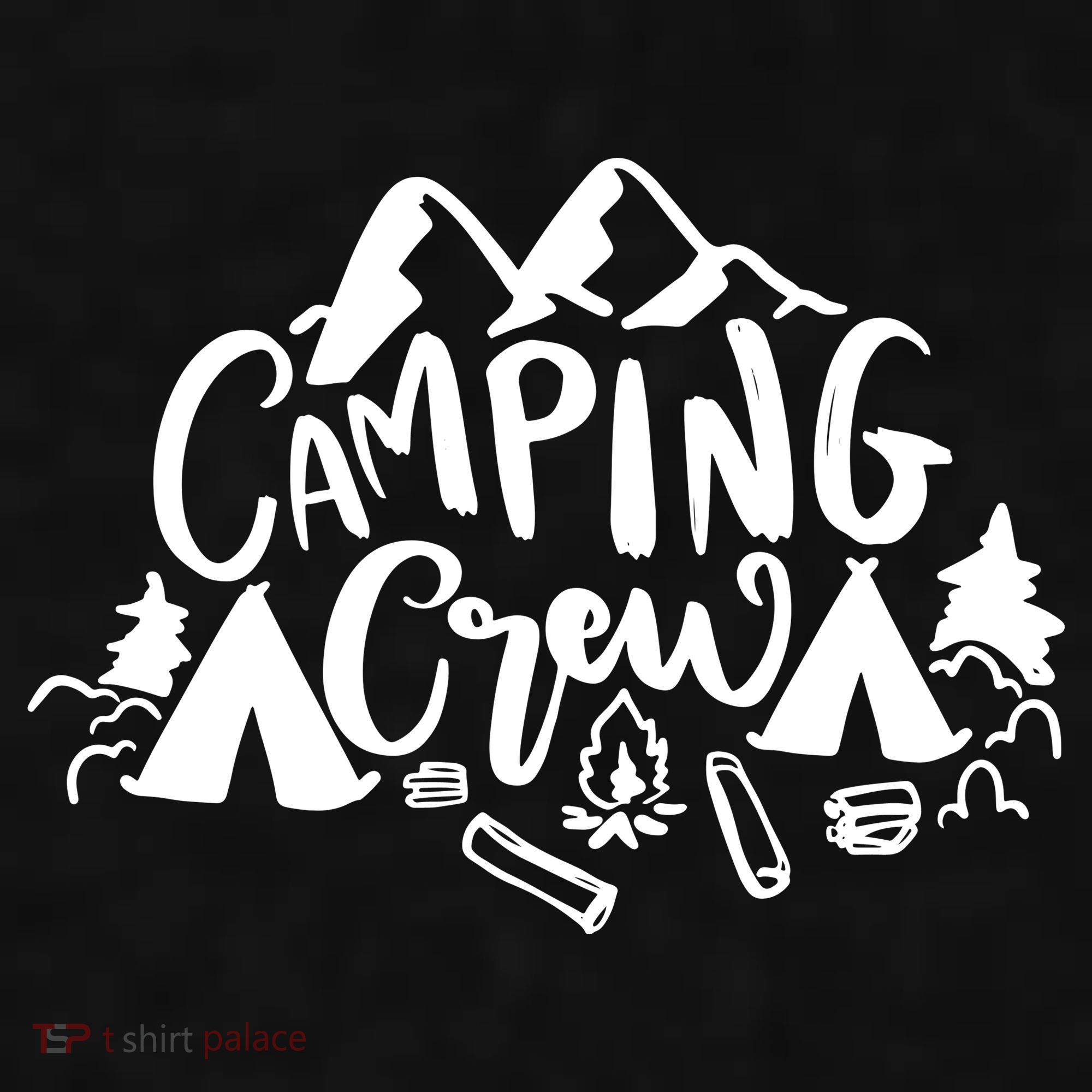 Camping Crew Camp Trip For Campers Ladies PosiCharge Tri-Blend Wicking Tank