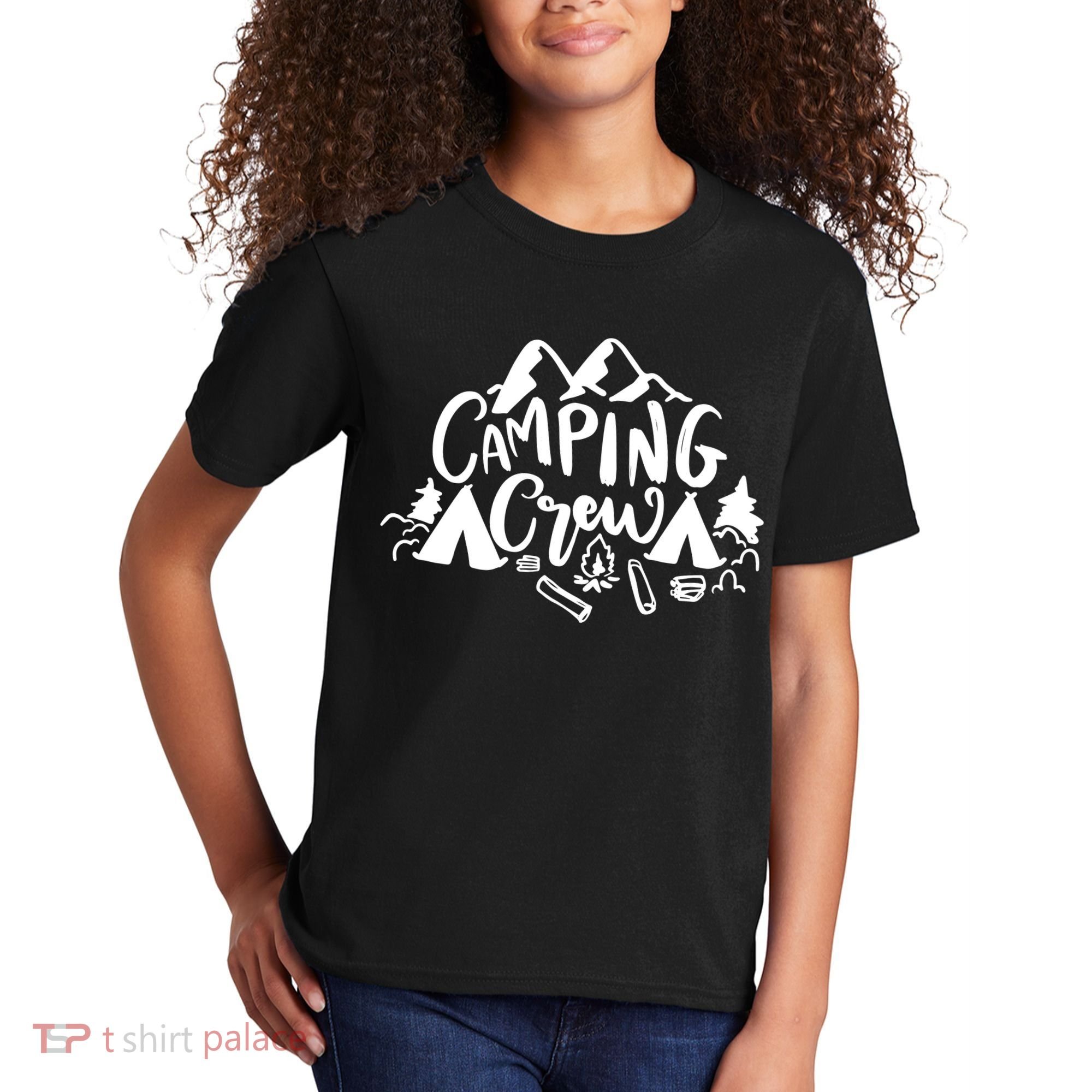 Camping Crew Camp Trip For Campers Kids T-Shirt