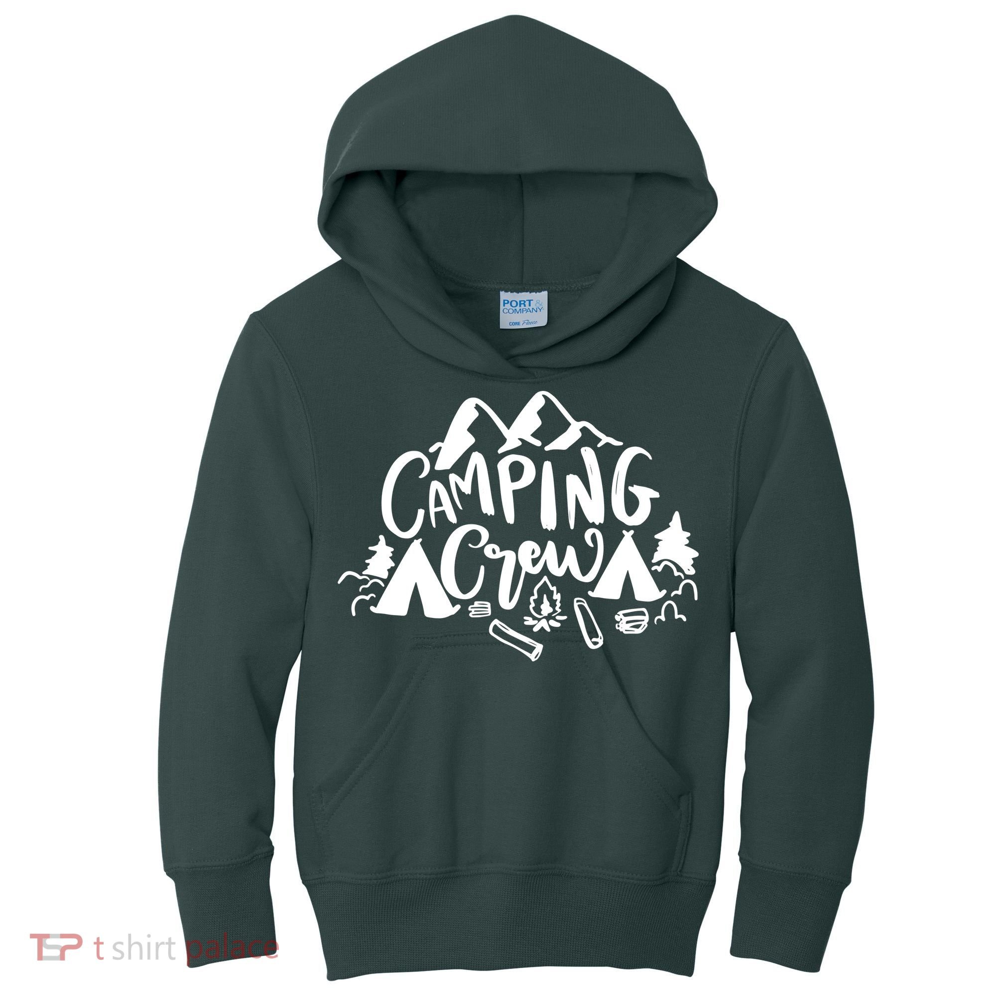 Camping Crew Camp Trip For Campers Kids Hoodie