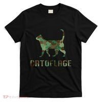 Camo Cat Catoflage Funny Cat Lover Cute Kitten Meow Cats T-Shirt thumb 0