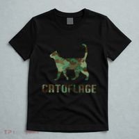 Camo Cat Catoflage Funny Cat Lover Cute Kitten Meow Cats T-Shirt thumb 5