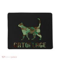 Camo Cat Catoflage Funny Cat Lover Cute Kitten Meow Cats Mousepad thumb 0