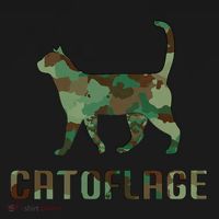 Camo Cat Catoflage Funny Cat Lover Cute Kitten Meow Cats Kids Sweatshirt thumb 2