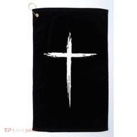 Christian Cross Christians Jesus Christ Cross Golf Towel thumb 0