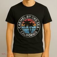 Carmel California Ca Vintage Graphic Retro 70s T-Shirt thumb 3