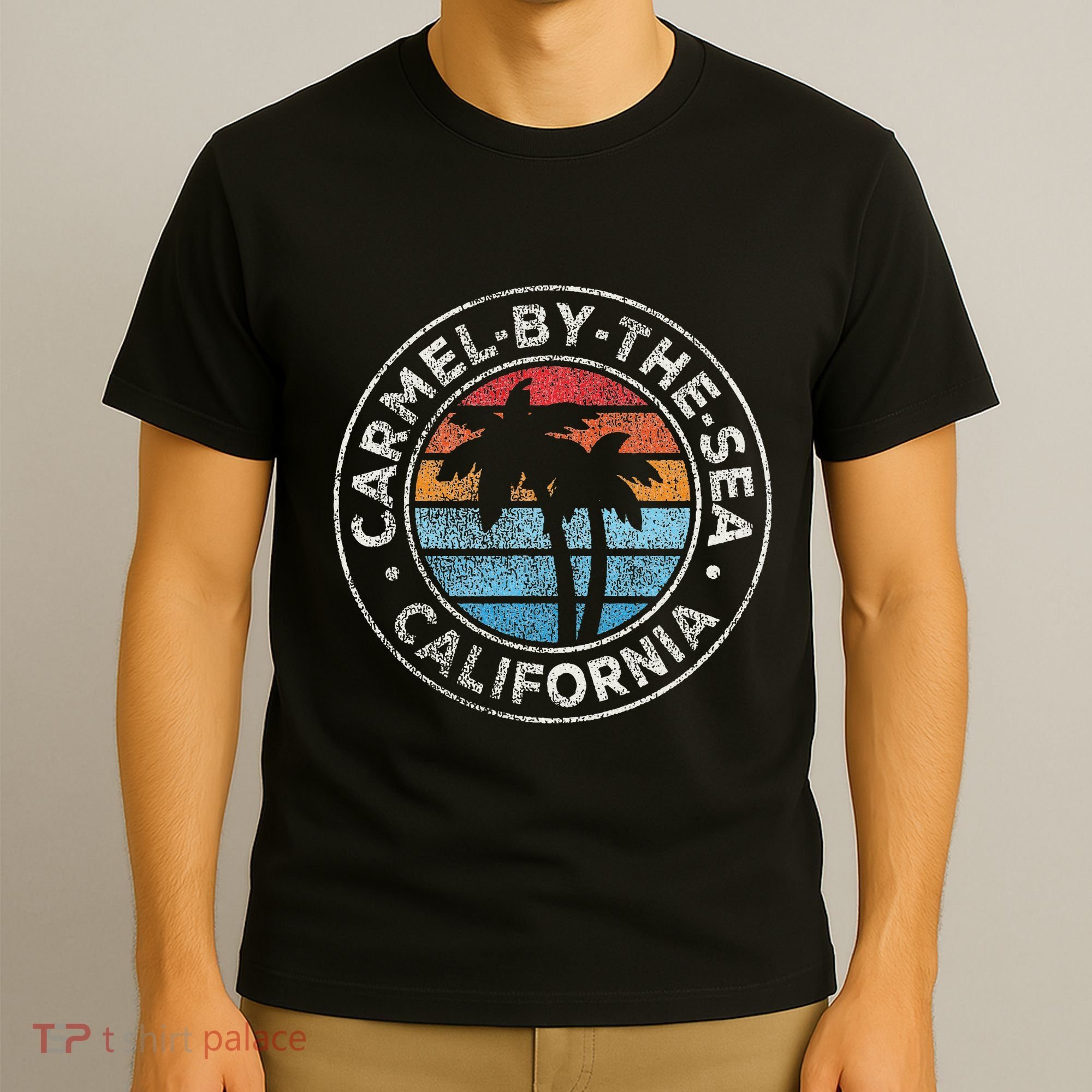 Carmel California Ca Vintage Graphic Retro 70s T-Shirt