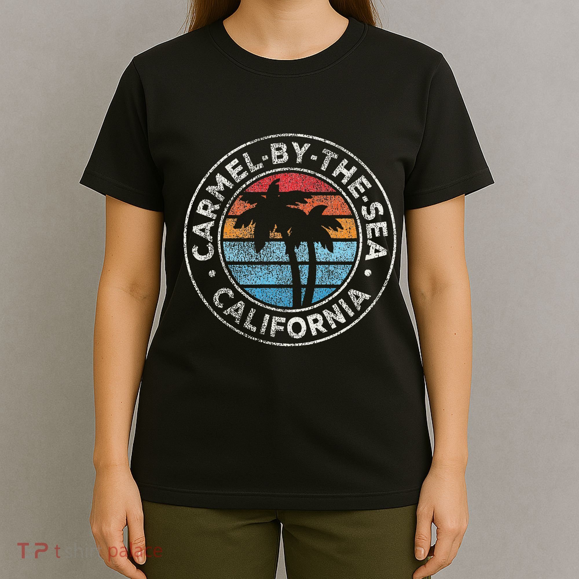 Carmel California Ca Vintage Graphic Retro 70s T-Shirt