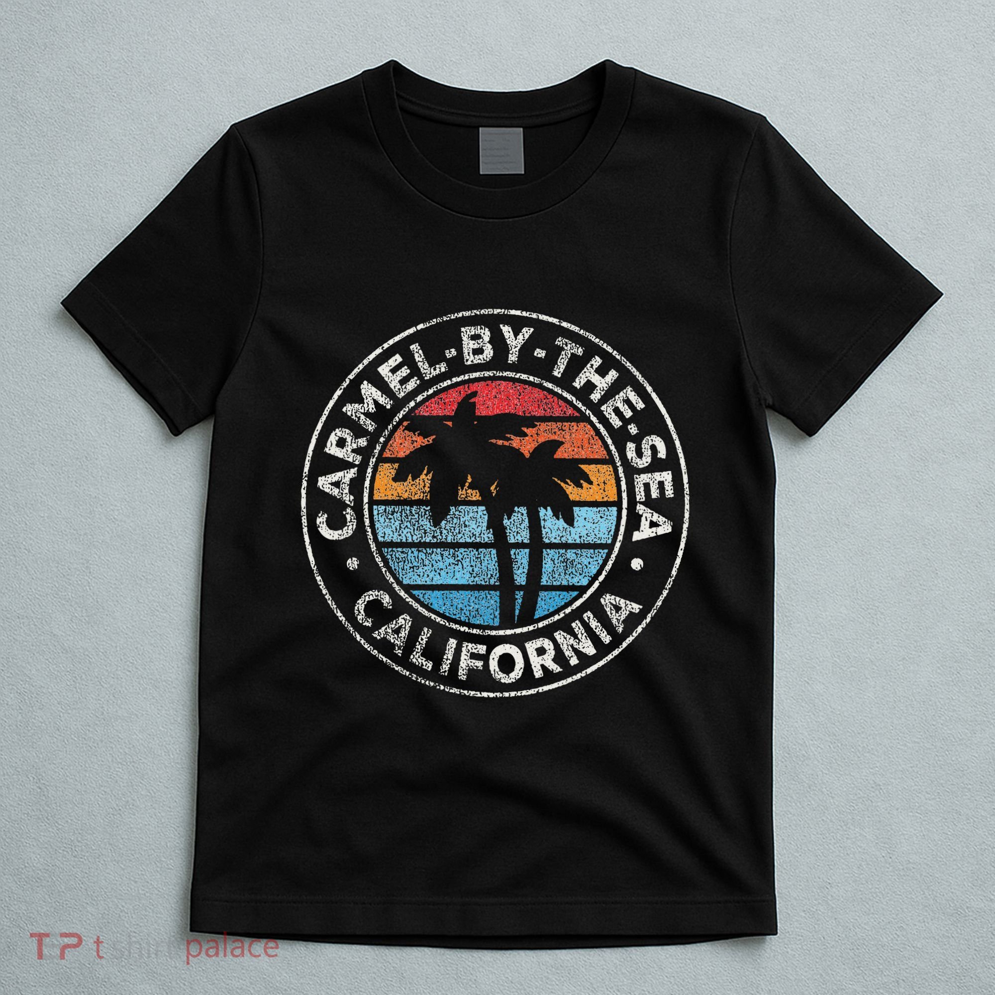 Carmel California Ca Vintage Graphic Retro 70s T-Shirt