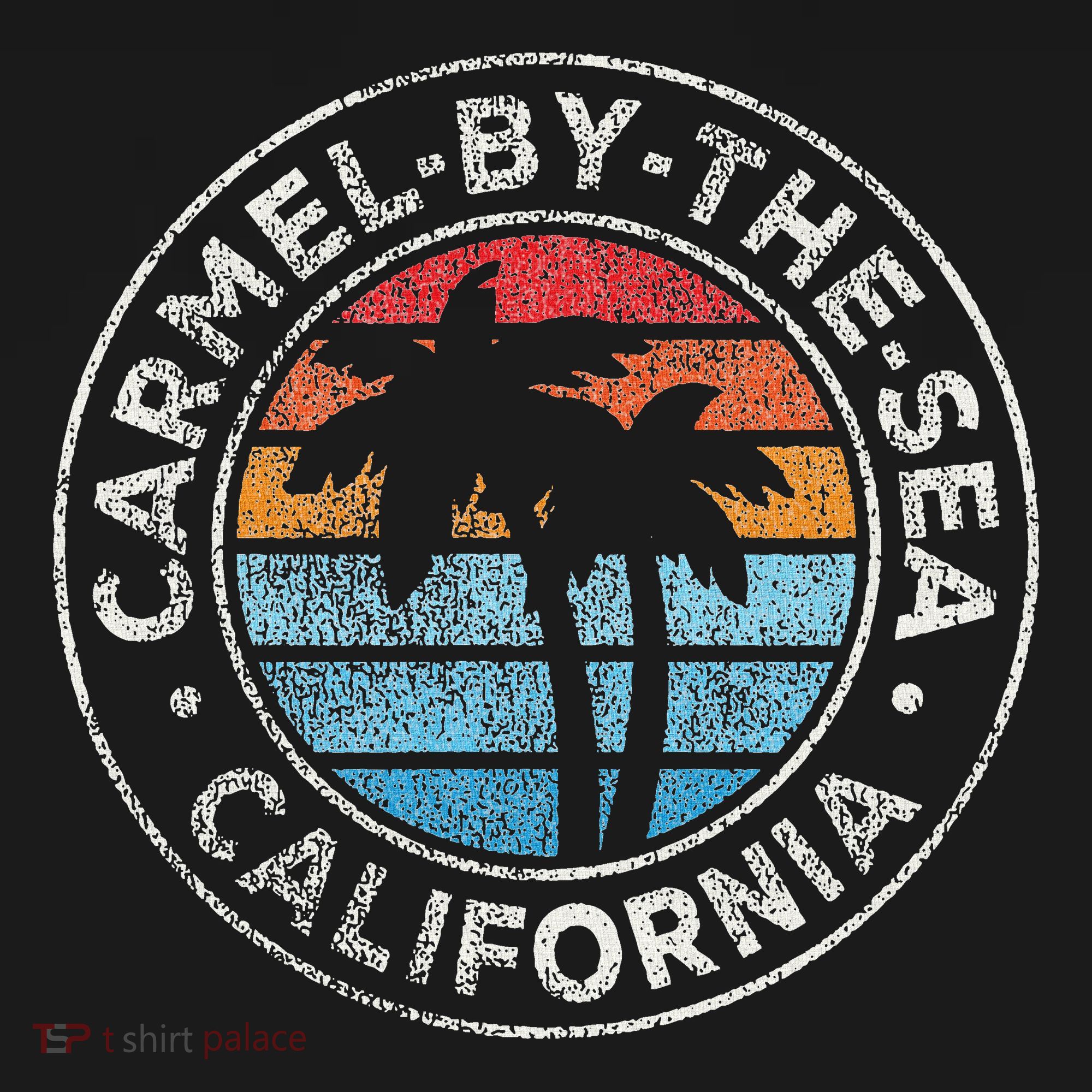 Carmel California Ca Vintage Graphic Retro 70s T-Shirt