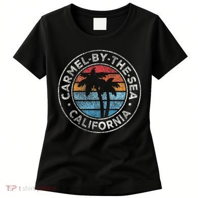 Carmel California Ca Vintage Graphic Retro 70s Women's T-Shirt