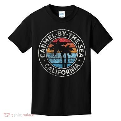Carmel California Ca Vintage Graphic Retro 70s Kids T-Shirt