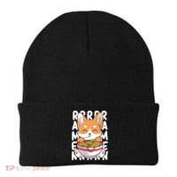 Chibi Cute Corgi Ramen Noodles Beanie thumb 0