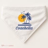C.O.A.C.H.E.L.L.A California Ca City Beach Tourist USA-Made Doggie Bandana thumb 0