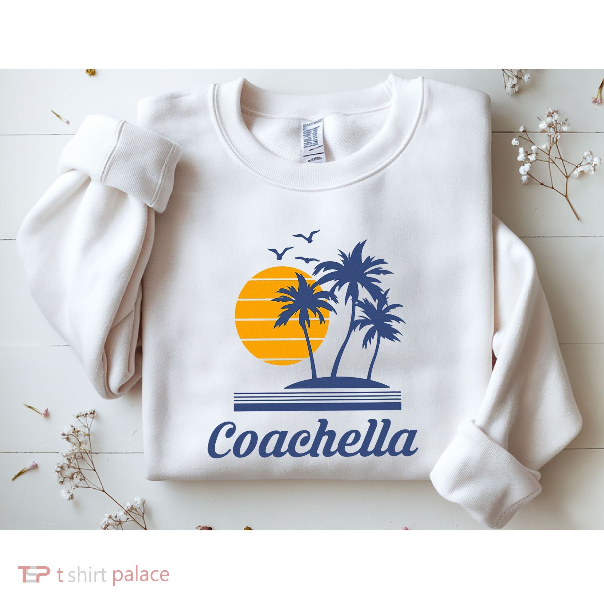 C.O.A.C.H.E.L.L.A California Ca City Beach Tourist Sweatshirt