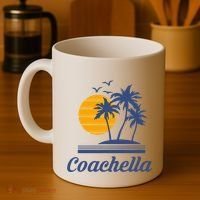 C.O.A.C.H.E.L.L.A California Ca City Beach Tourist Coffee Mug thumb 4