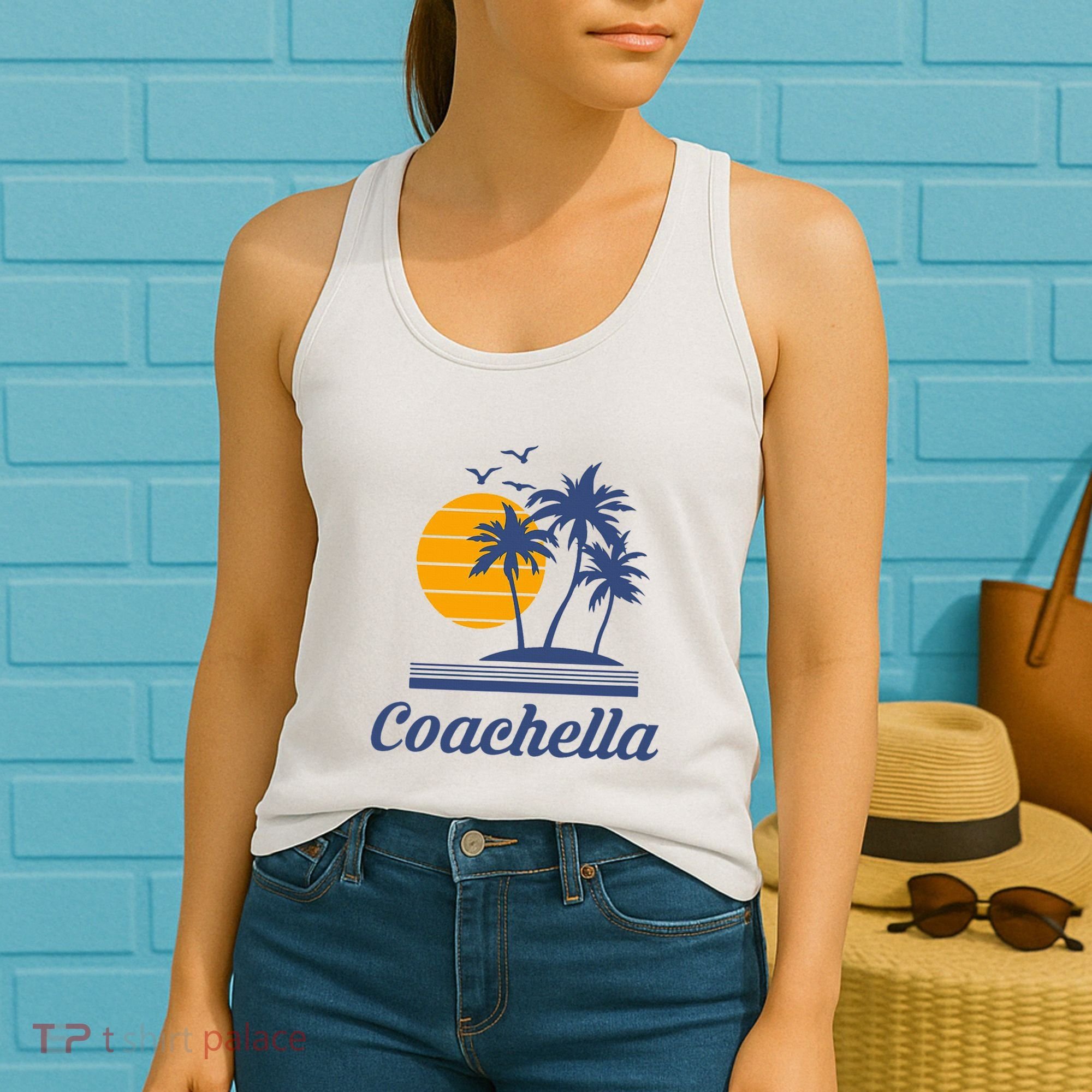 C.O.A.C.H.E.L.L.A California Ca City Beach Tourist Women's Tank Top