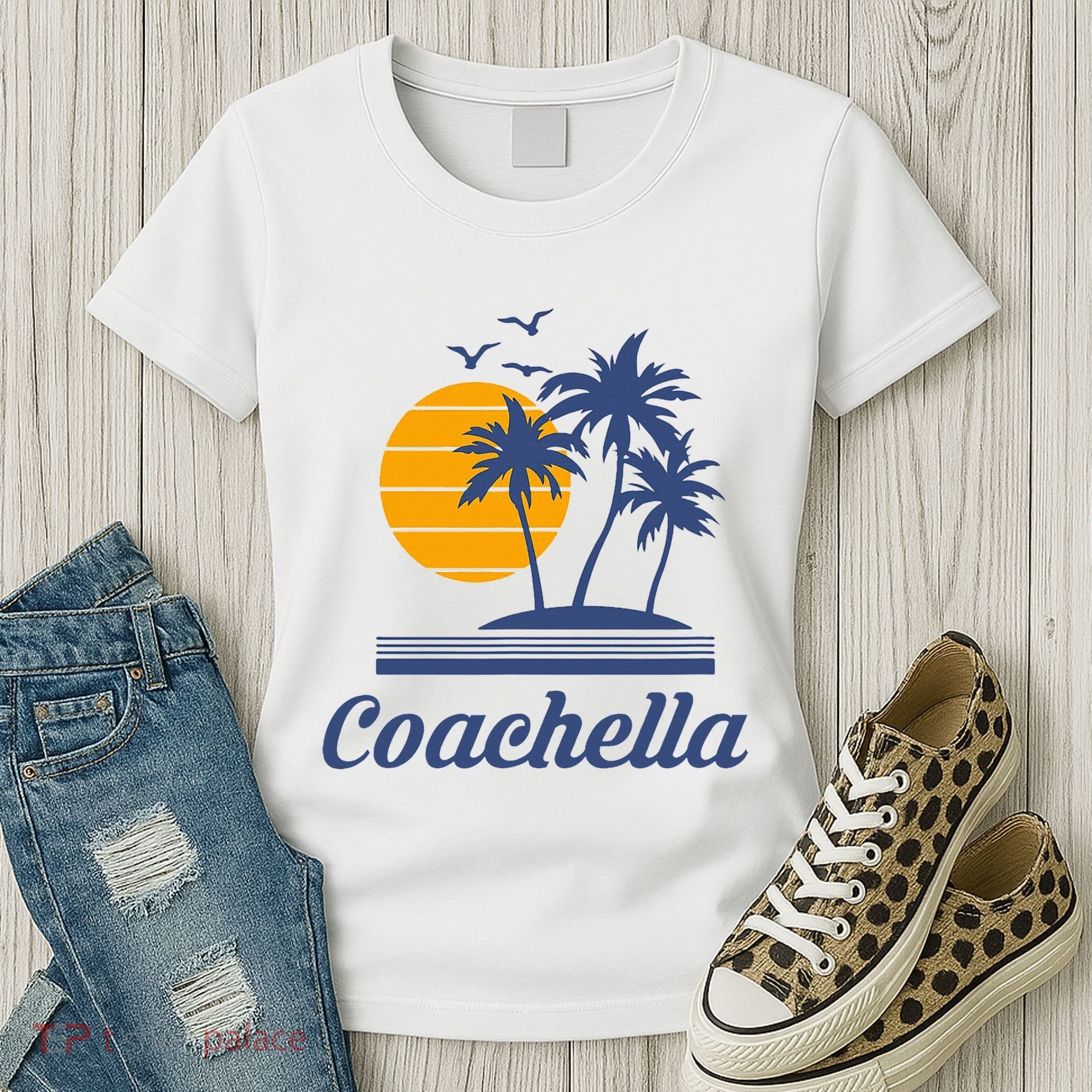 C.O.A.C.H.E.L.L.A California Ca City Beach Tourist Women's T-Shirt