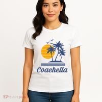 C.O.A.C.H.E.L.L.A California Ca City Beach Tourist Women's T-Shirt thumb 4