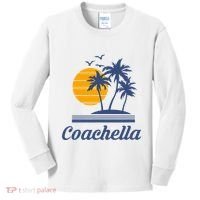 C.O.A.C.H.E.L.L.A California Ca City Beach Tourist Kids Long Sleeve Shirt thumb 0