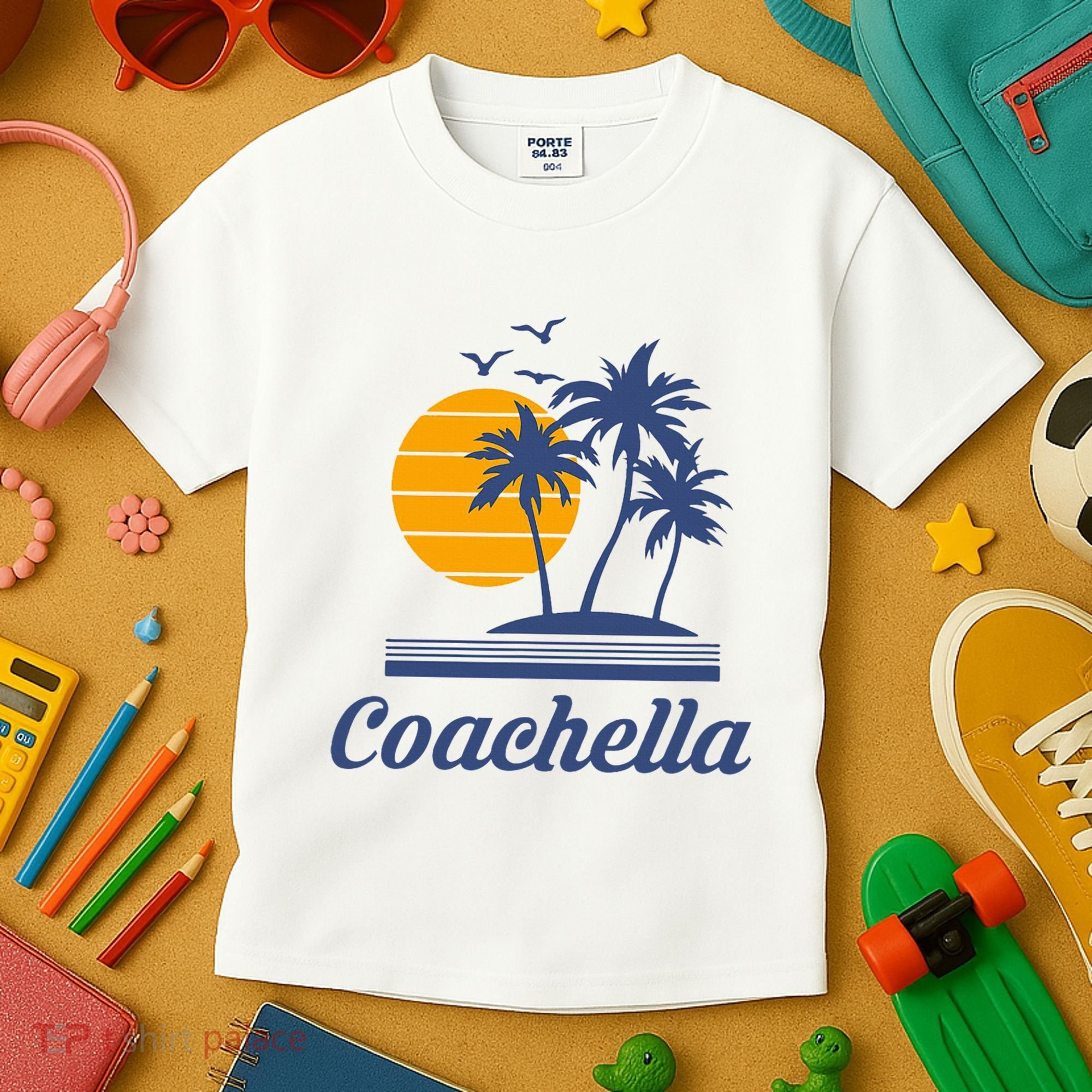 C.O.A.C.H.E.L.L.A California Ca City Beach Tourist Kids T-Shirt