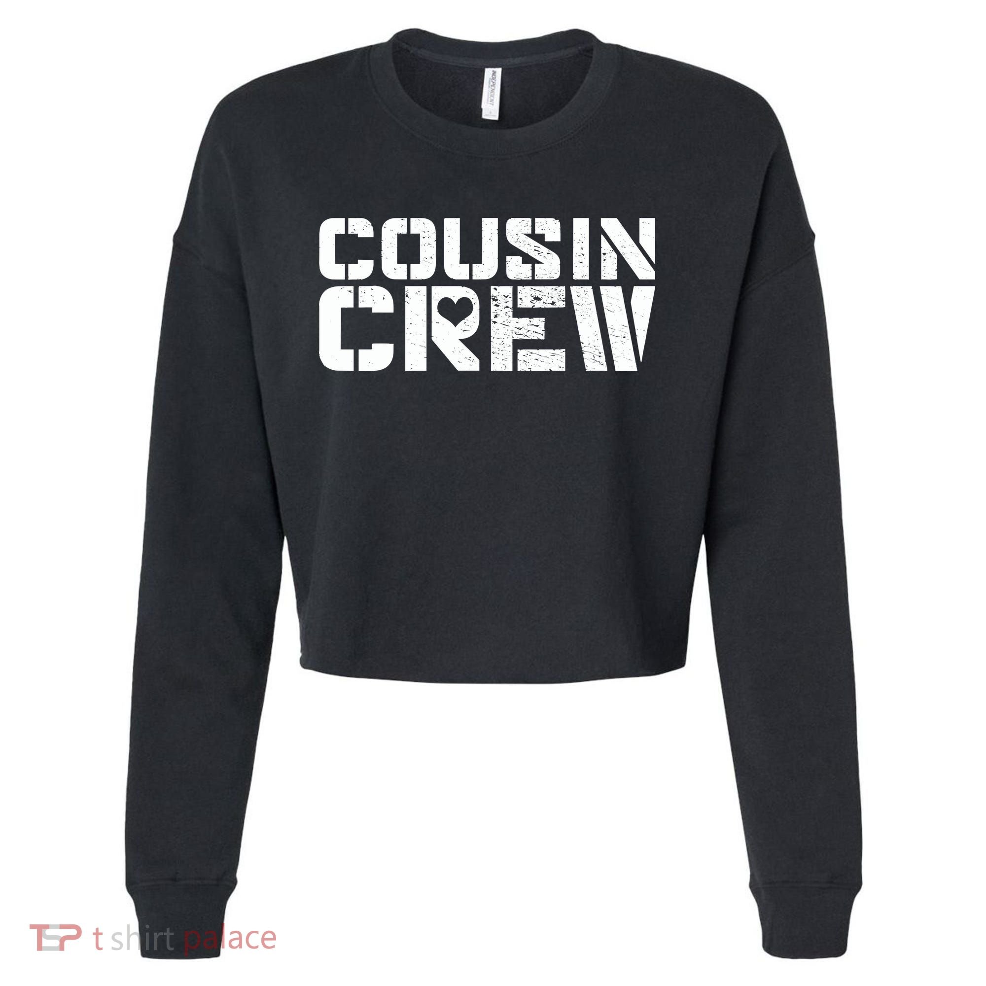 Cousin Crew Cropped Pullover Crew