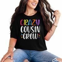 Crazy Cousin Crew Gift Comfort Colors T-Shirt thumb 0